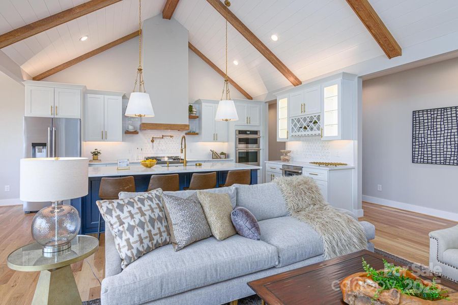 Furnished interior view inside a new home in , Hendersonville (Image 4).