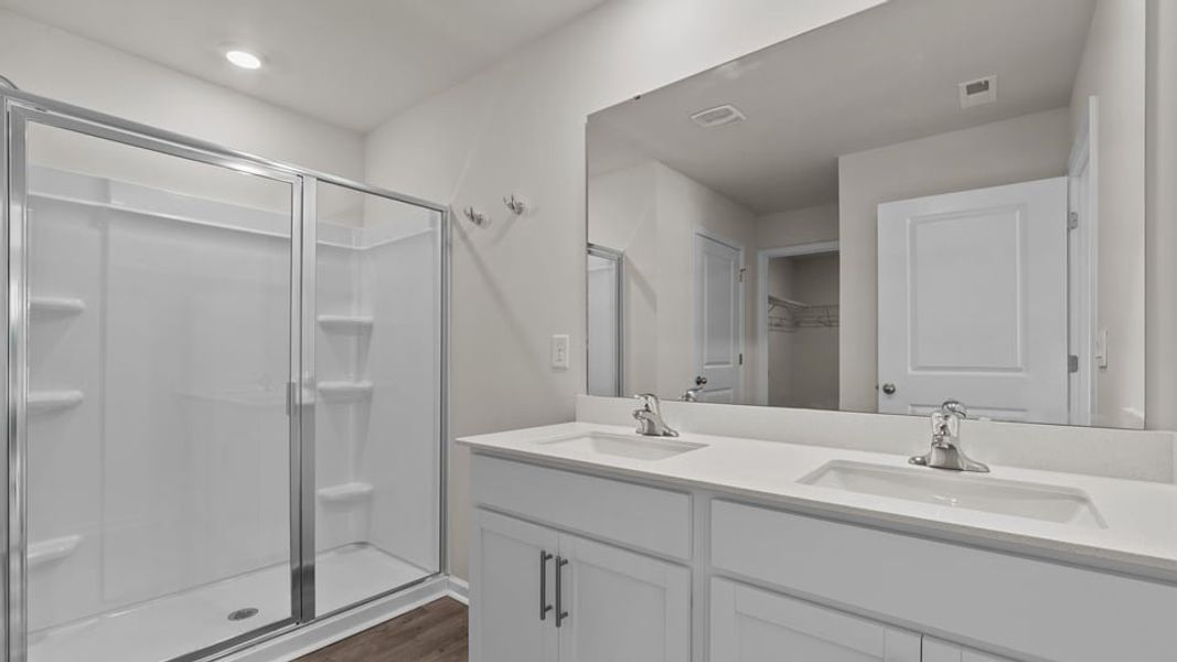 Representative furnished interior of a home built from the Cali by D.R. Horton in Hobbs Farm, Ayden (Image 10).