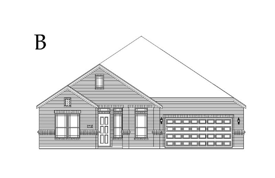 Representative rendering of the exterior for the Bryan by Windsor Homes (Image 5).