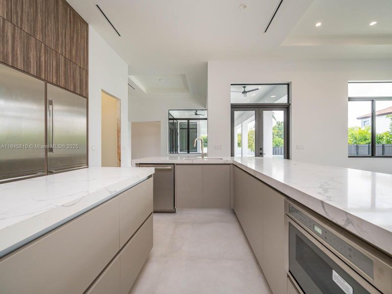 Furnished interior view inside a new home in , Miami (Image 10).