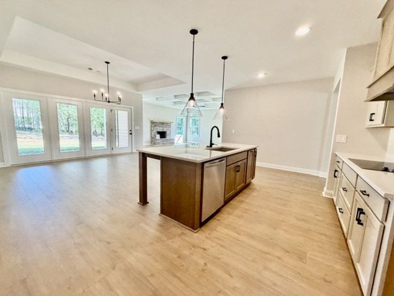 Furnished interior view inside a new home in Lakefield, Palmetto (Image 3). Furnished interior view inside a new home in Lakefield, Palmetto (Image 3).