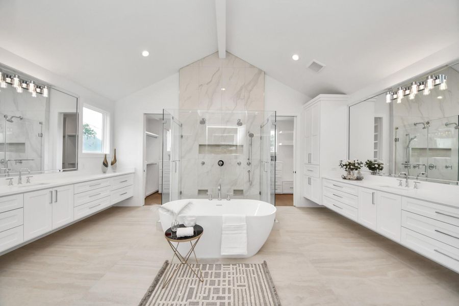 Furnished interior view inside a new home in , Houston (Image 14).