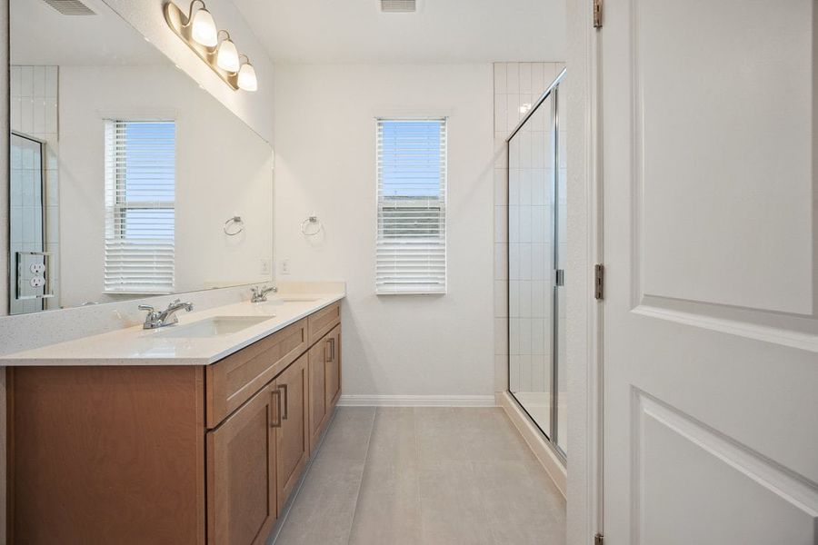 Furnished interior view inside a new home in The Hills of Bear Creek, Manchaca (Image 38).