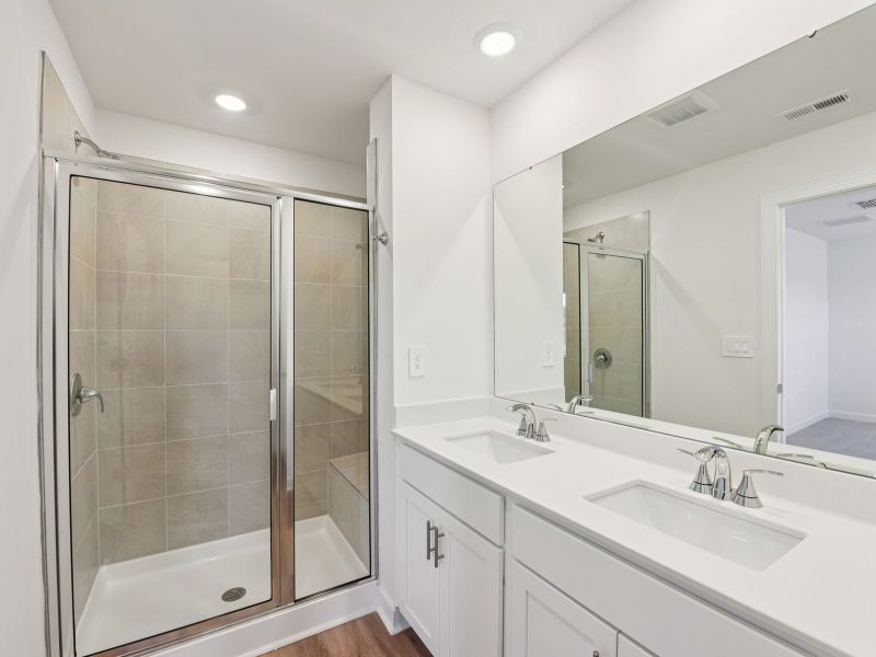 Furnished interior view inside a new home in Galloway Ridge, Charlotte (Image 5).