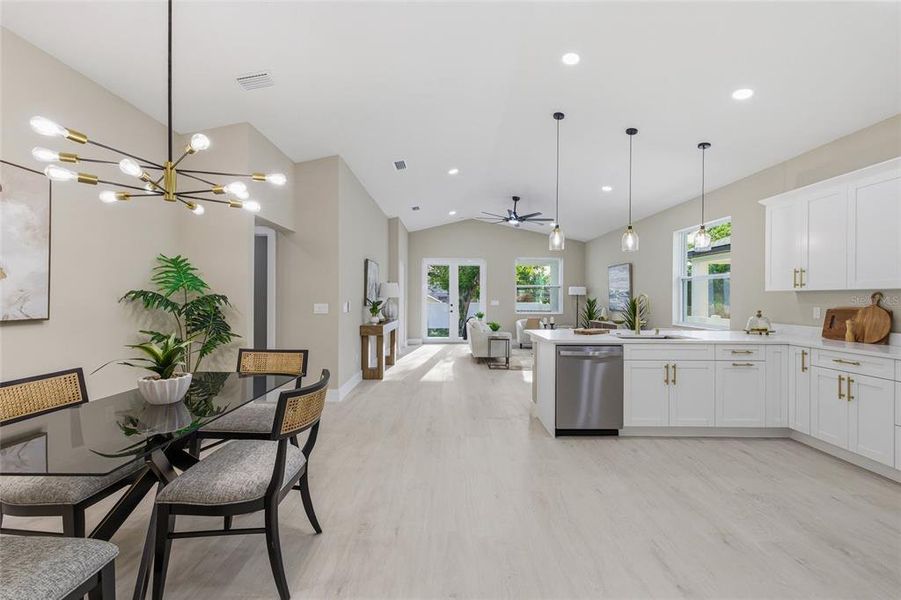 Furnished interior view inside a new home in , Tampa (Image 17).