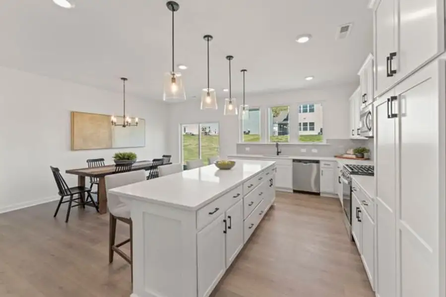 Representative furnished interior of a home built from the Bayside by True Homes in Harpers Landing, Walkertown (Image 4).