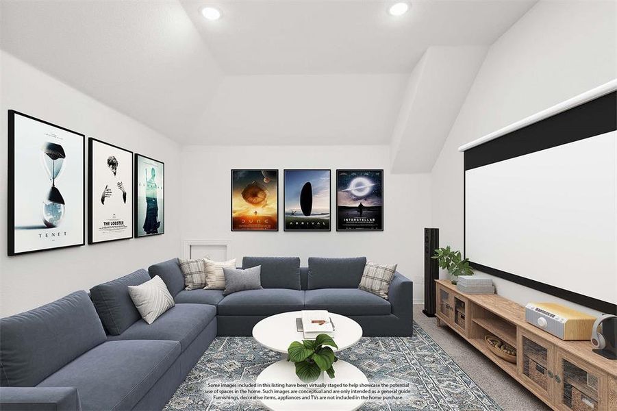 Furnished interior view inside a new home in Willow Wood, McKinney (Image 30).