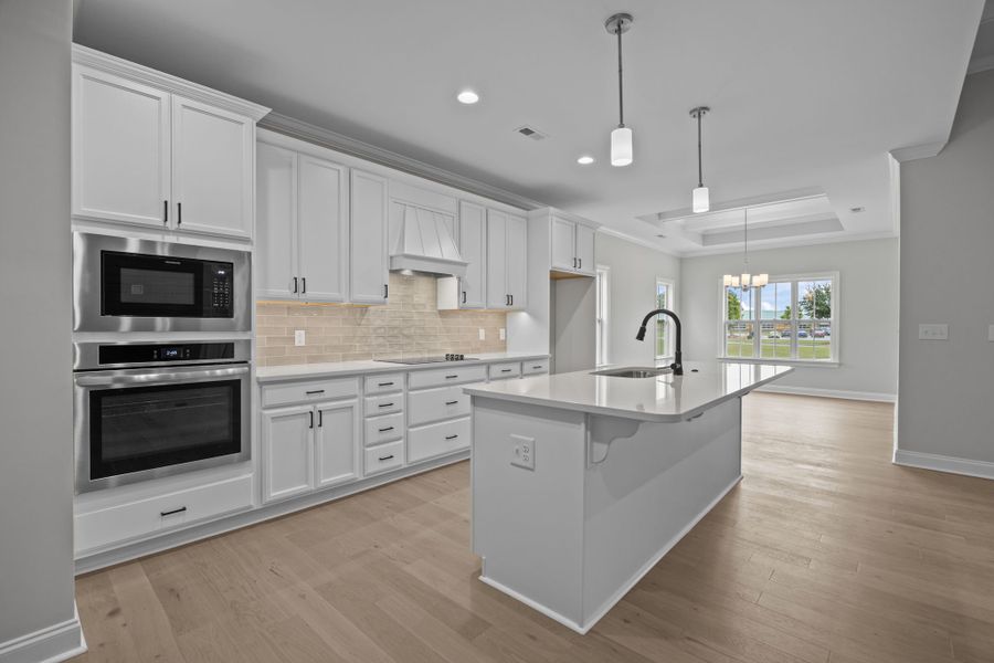 Furnished interior view inside a new home in The Preserve at Langston, Winterville (Image 8).