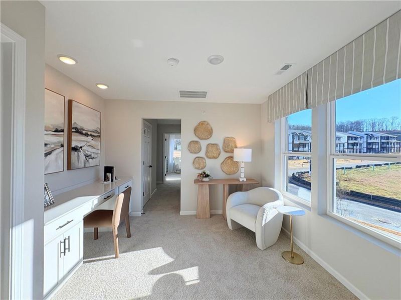 Furnished interior view inside a new home in Hemingway, Cumming (Image 12).