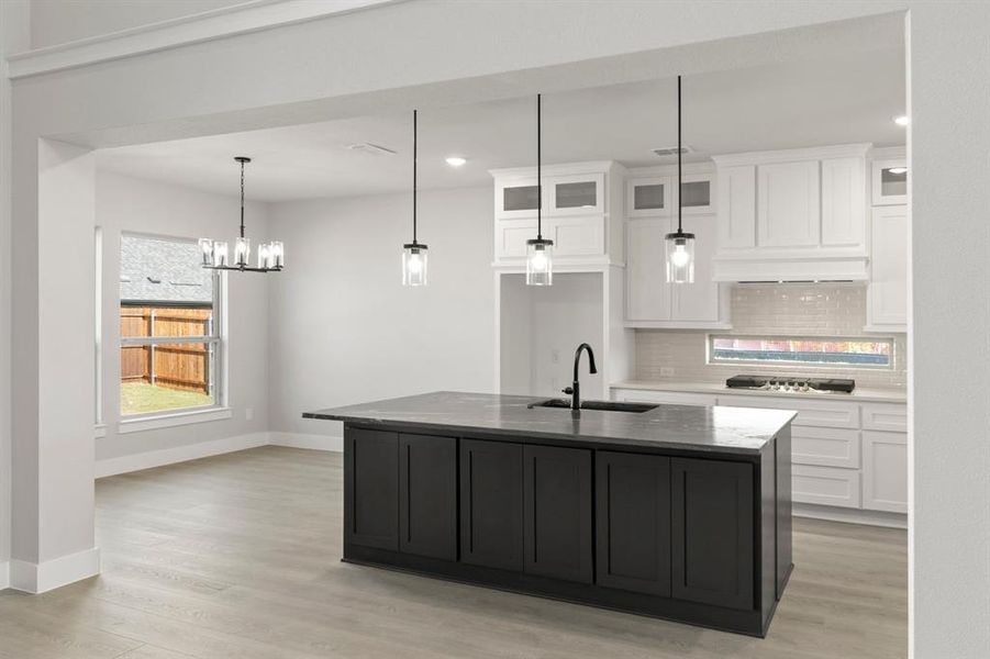 Furnished interior view inside a new home in Valencia on The Lake, Little Elm (Image 11).