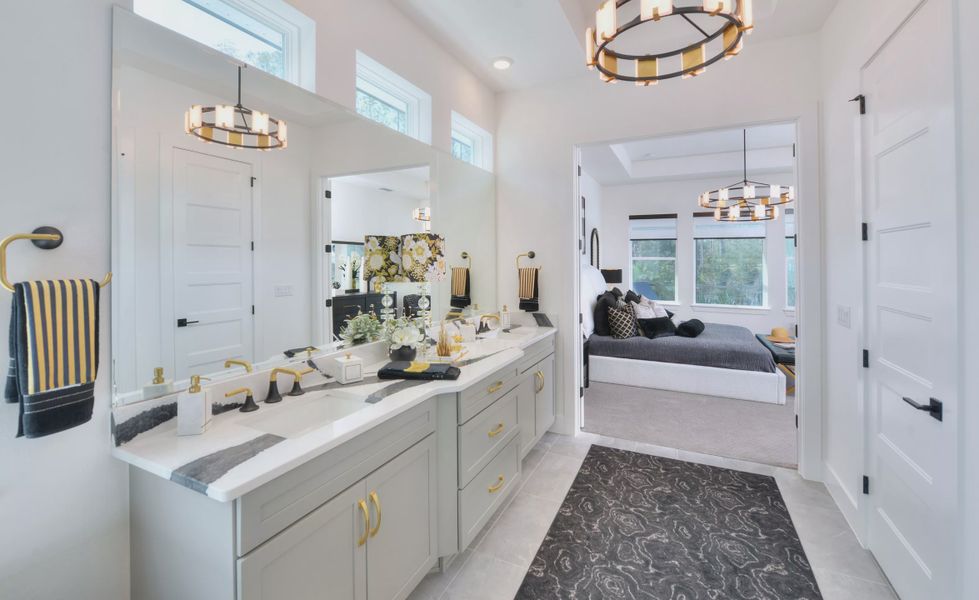 Furnished interior view inside a new home in Woodhaven, Port Orange (Image 31).