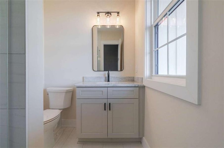 Furnished interior view inside a new home in , Monroe (Image 40).