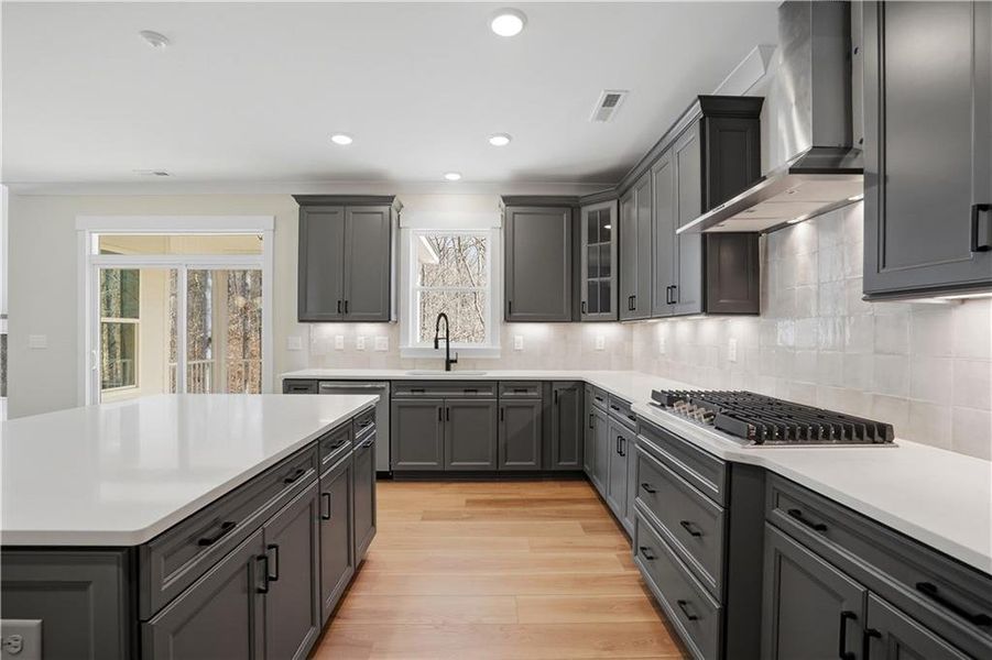 Furnished interior view inside a new home in , Dawsonville (Image 9).