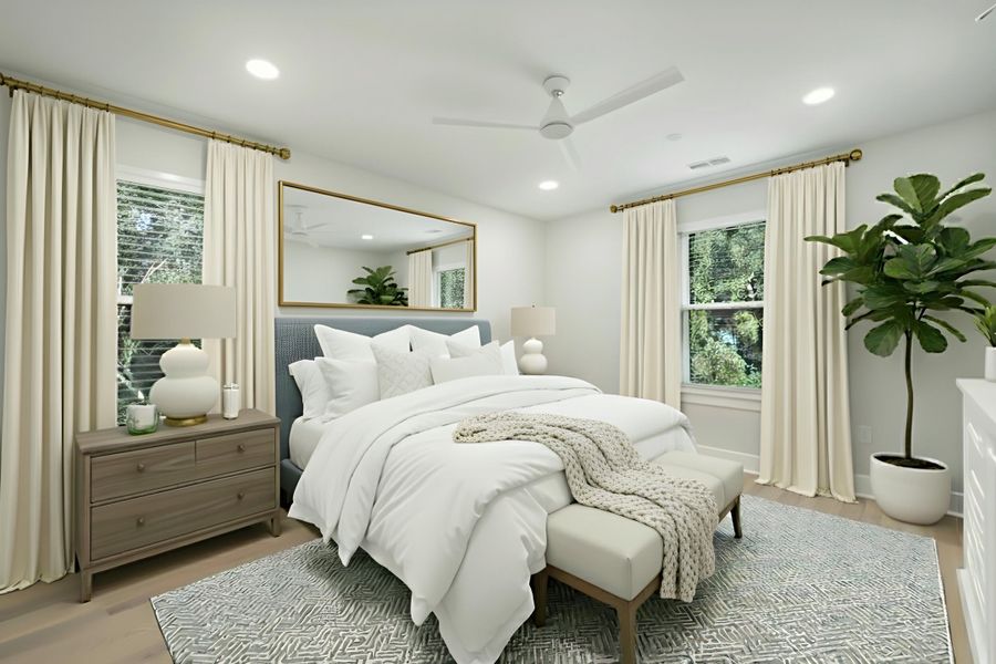 Furnished interior view inside a new home in , North Charleston (Image 10). Furnished interior view inside a new home in , North Charleston (Image 10).