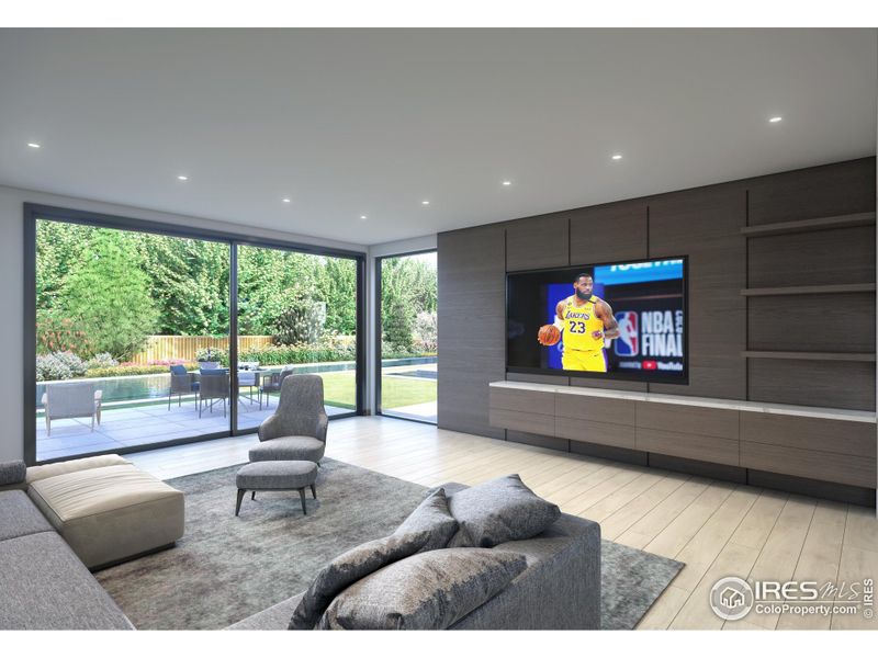 Furnished interior view inside a new home in , Boulder (Image 9).