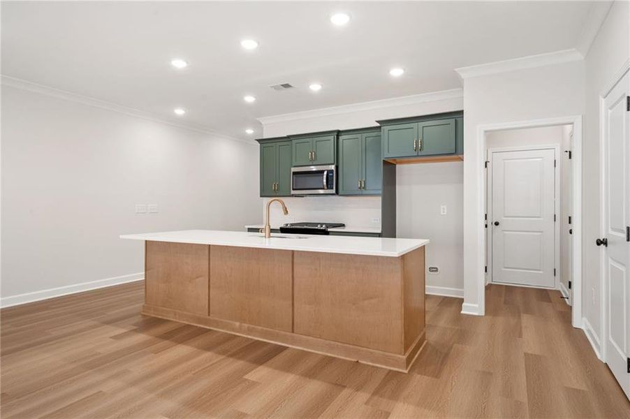 Furnished interior view inside a new home in Wildwood Place, Powder Springs (Image 7).