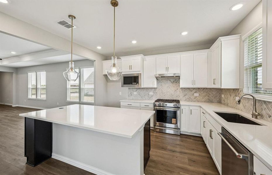 Gorgeous kitchen with abundant cabinet space Gorgeous kitchen with abundant cabinet space
