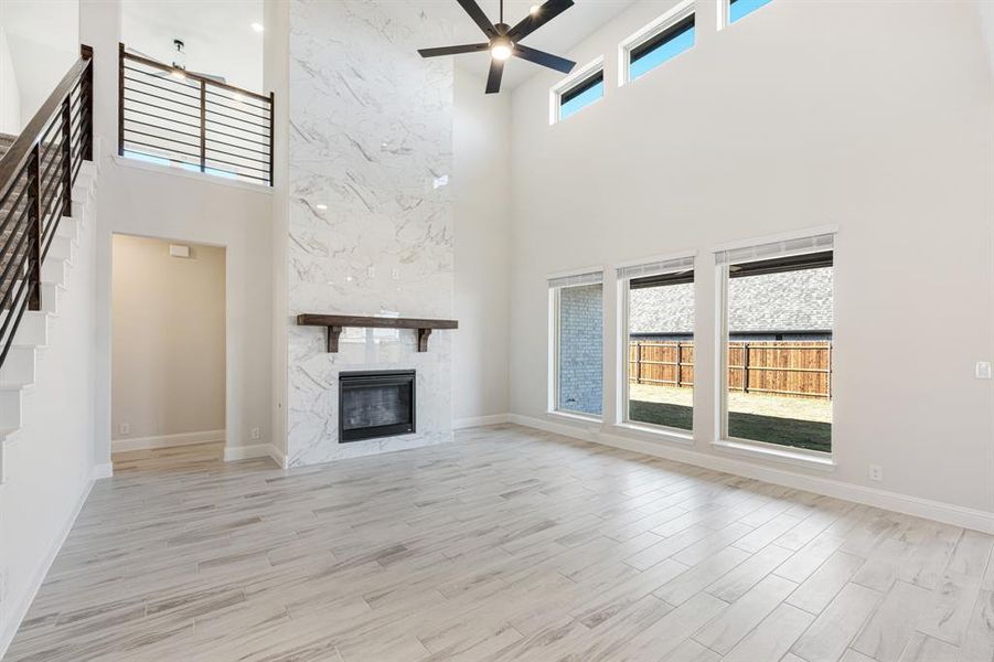 Spacious, unfurnished interior of a new home in Devonshire Classic 60-65, Forney (Image 26). Spacious, unfurnished interior of a new home in Devonshire Classic 60-65, Forney (Image 26).