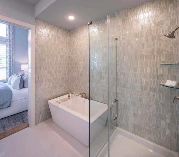 Representative furnished interior of a home built from the Ashford Plan by Highland Homes in Bridgeland Central: The Villas, Cypress (Image 17). Representative furnished interior of a home built from the Ashford Plan by Highland Homes in Bridgeland Central: The Villas, Cypress (Image 17).