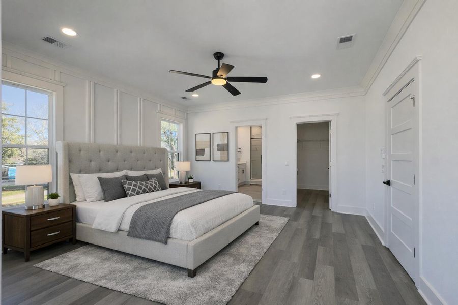 Furnished interior view inside a new home in , North Charleston (Image 5). Furnished interior view inside a new home in , North Charleston (Image 5).