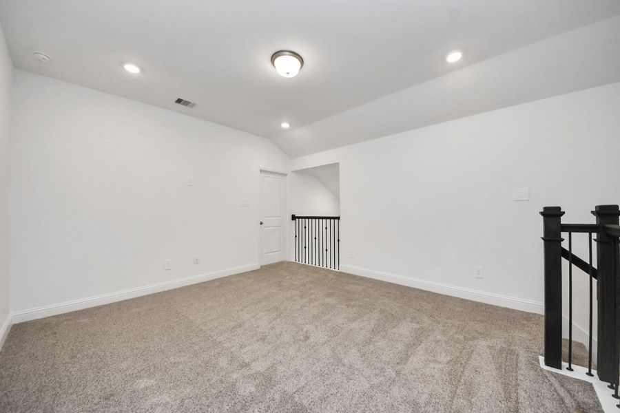 Spacious, unfurnished interior of a new home in Gatherings® at Chambers Creek: Duets Collection, Willis (Image 19). Spacious, unfurnished interior of a new home in Gatherings® at Chambers Creek: Duets Collection, Willis (Image 19).