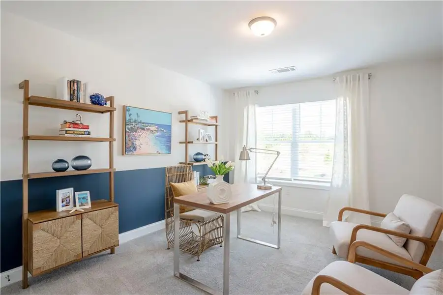 Furnished interior view inside a new home in Somerset at Riverbrook, Gainesville (Image 13).