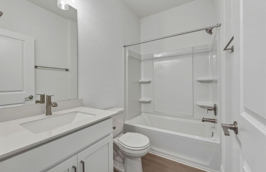 Furnished interior view inside a new home in Saddleback at Santa Rita Ranch, Liberty Hill (Image 15).