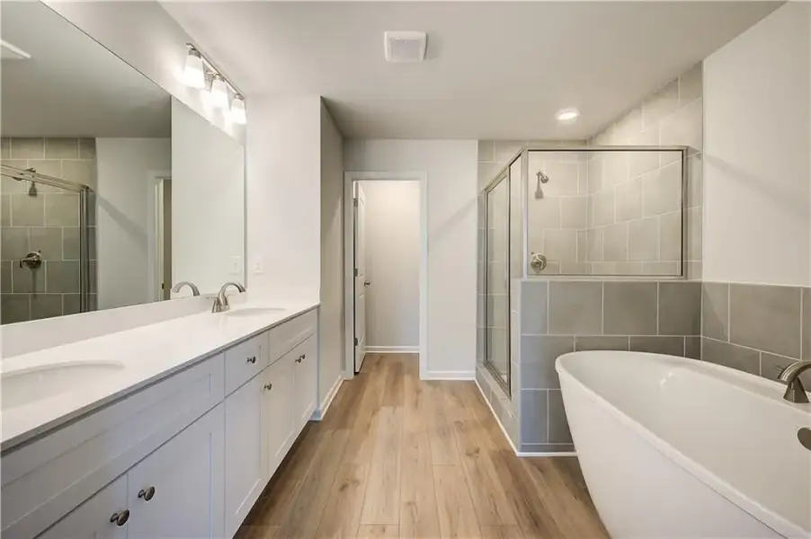 Furnished interior view inside a new home in Brighton, Locust Grove (Image 9).