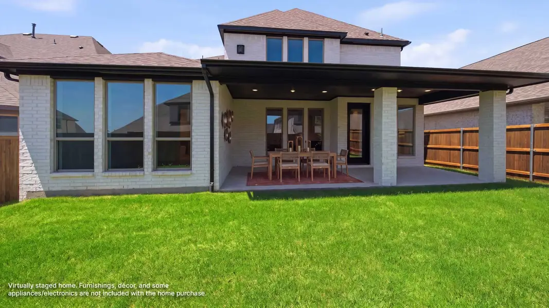 Exterior details and patio area of a home in Eliana, McKinney (Image 3).