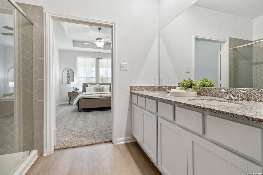 Furnished interior view inside a new home in Bonita Vista, Pleasanton (Image 9). Furnished interior view inside a new home in Bonita Vista, Pleasanton (Image 9).
