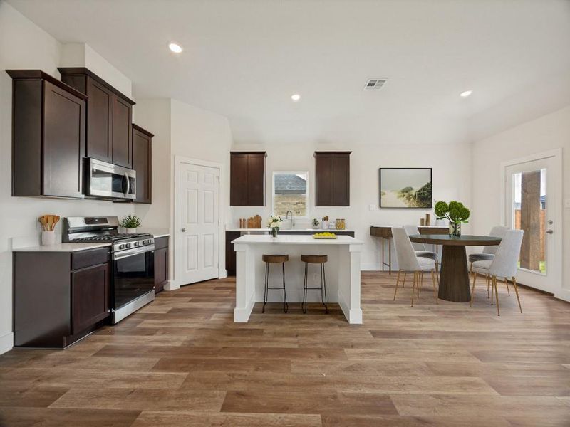 Furnished interior view inside a new home in Pebblebrook, Sherman (Image 8).
