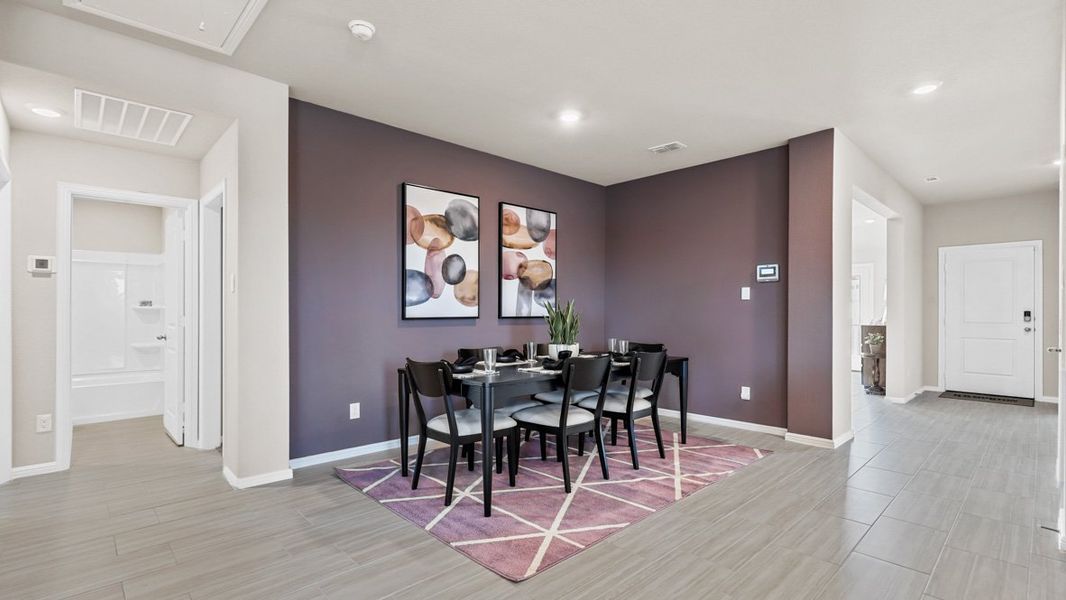 Furnished interior view inside a new home in Longhorn Estates, Fort Worth (Image 14).