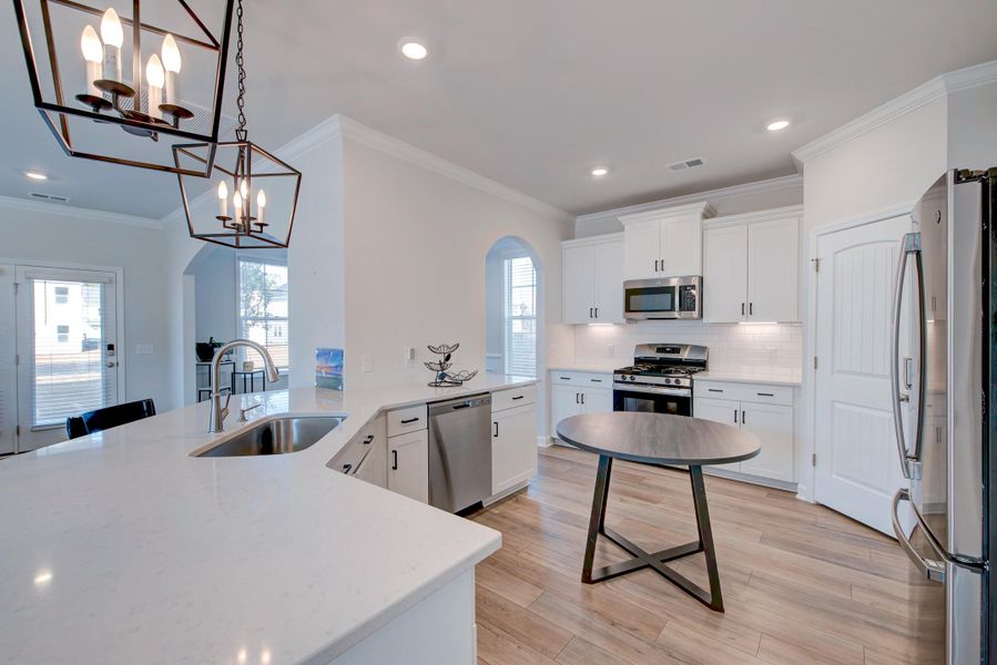 Furnished interior view inside a new home in Six Oaks, Summerville (Image 12). Furnished interior view inside a new home in Six Oaks, Summerville (Image 12).