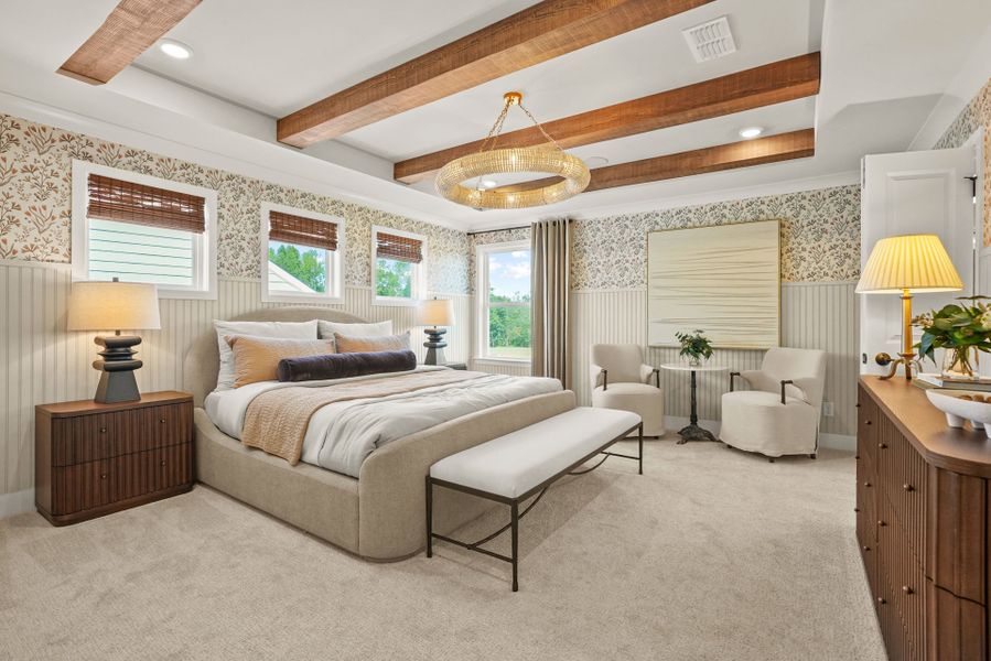Representative furnished interior of a home built from the Montadale by Pulte Homes in The Retreat at Carolina Ridge, Harrisburg (Image 10).