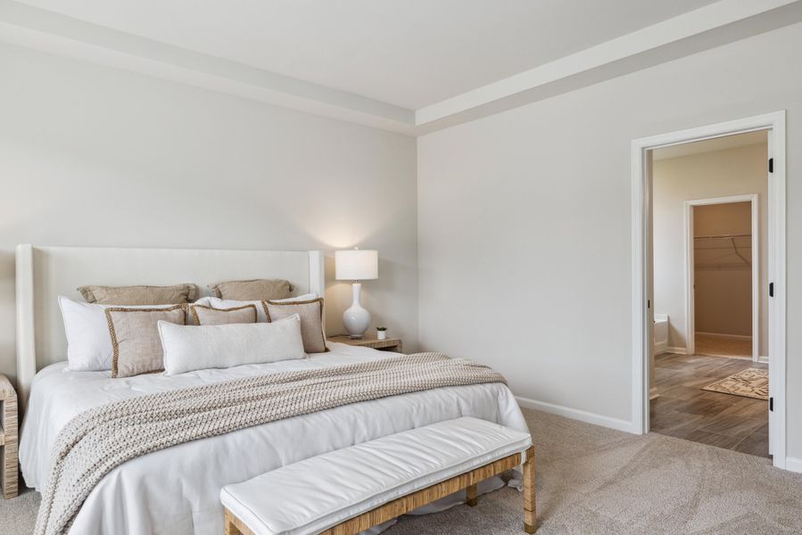 Representative furnished interior of a home built from the Juniper II by Beazer Homes in The Oaks, Goose Creek (Image 8).