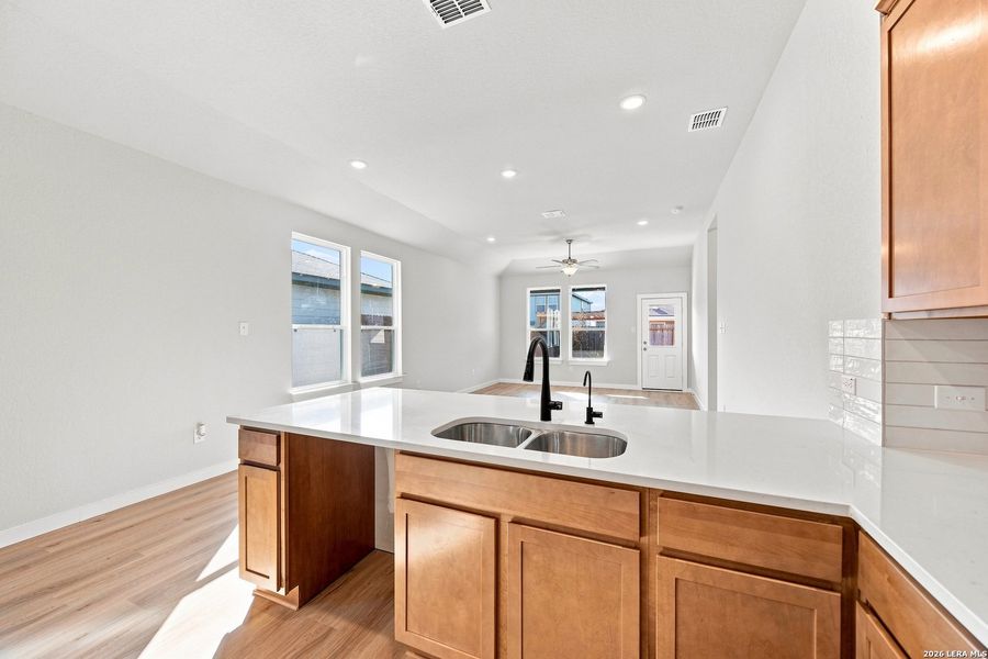 Furnished interior view inside a new home in Red Hawk Landing, San Antonio (Image 10).