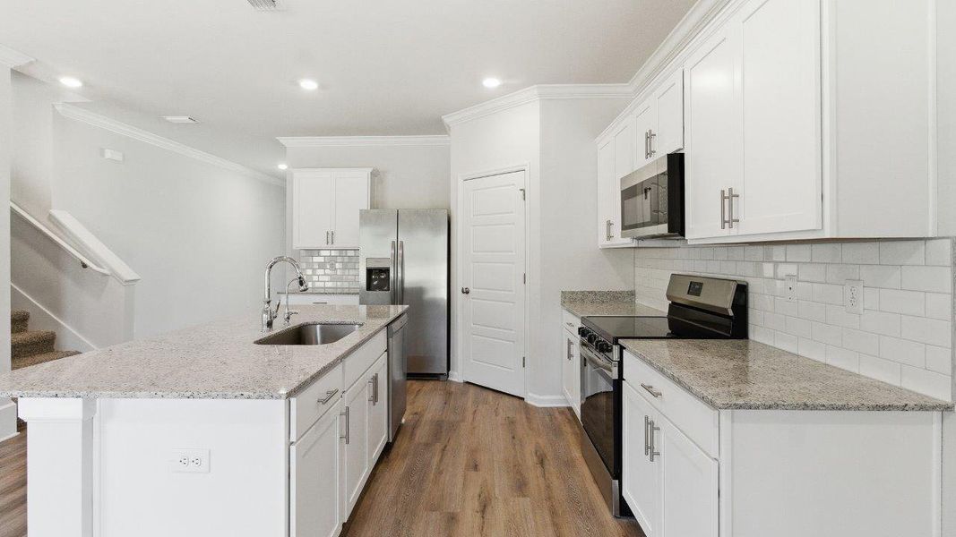 Furnished interior view inside a new home in Misting Springs, Crawfordville (Image 11).