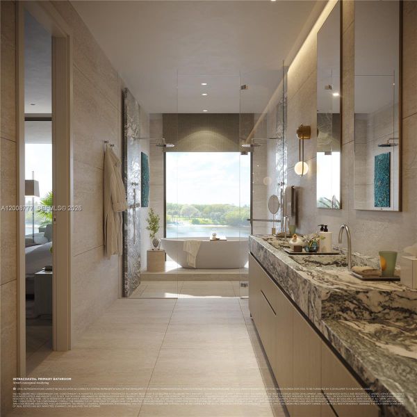 Furnished interior view inside a new home in , Hillsboro Beach (Image 8).