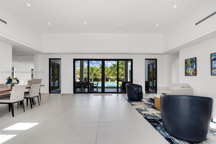 Furnished interior view inside a new home in , Miami (Image 44).