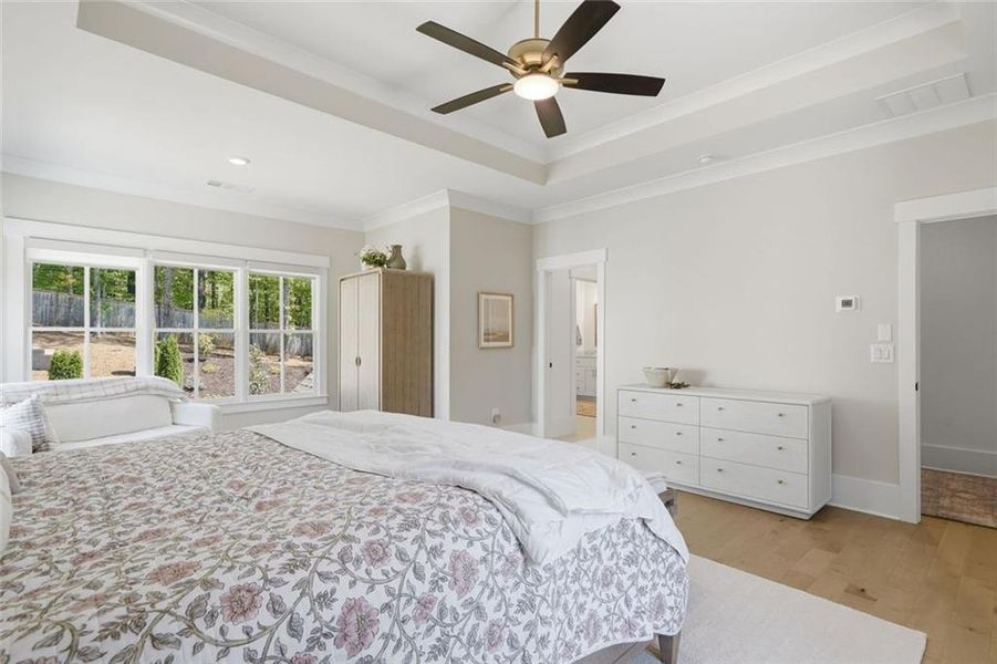 Furnished interior view inside a new home in Malone's Pond, Ball Ground (Image 47).