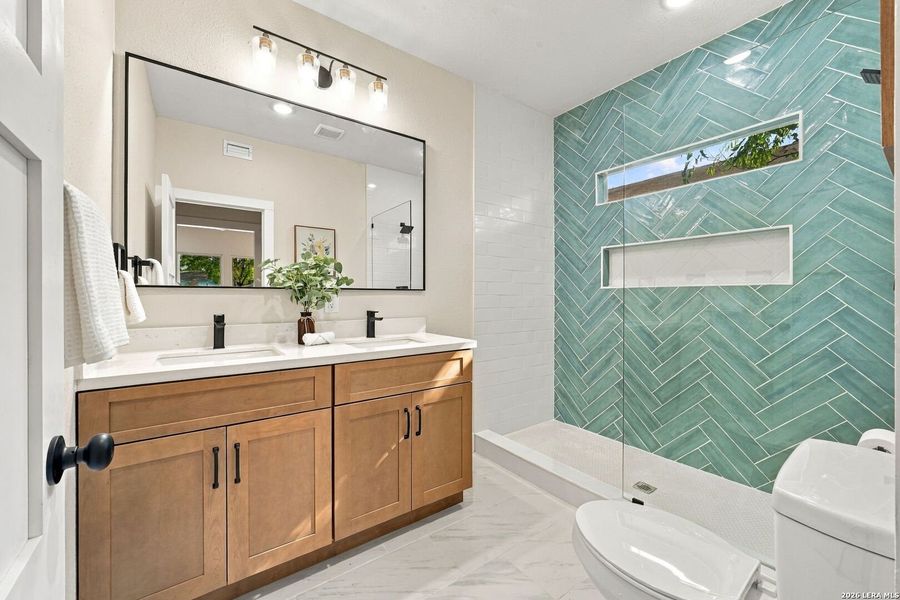 Furnished interior view inside a new home in , San Antonio (Image 6).
