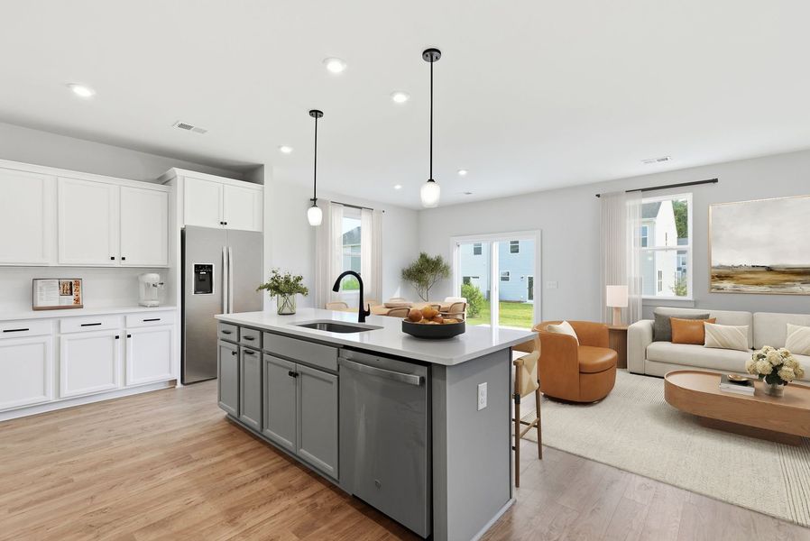Representative furnished interior of a home built from the The Nathaniel by Stanley Martin Homes in Abney Hills Estates, Blythewood (Image 9).