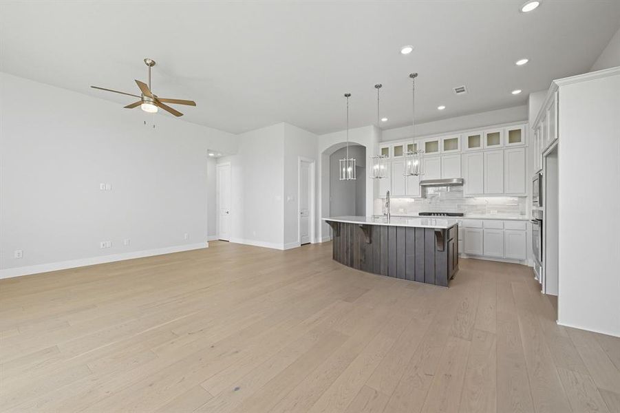 Furnished interior view inside a new home in Trinity Falls, McKinney (Image 4).