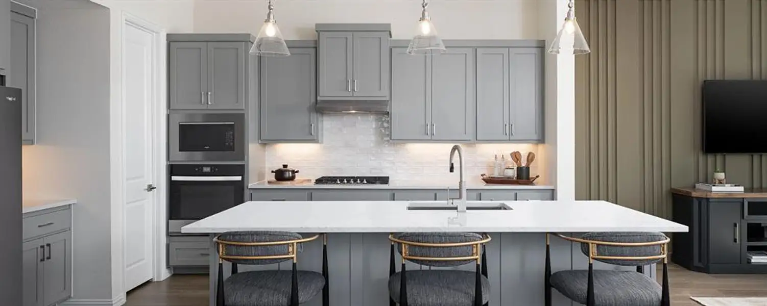 Furnished interior view inside a new home in The Farm, Allen (Image 2). Furnished interior view inside a new home in The Farm, Allen (Image 2).