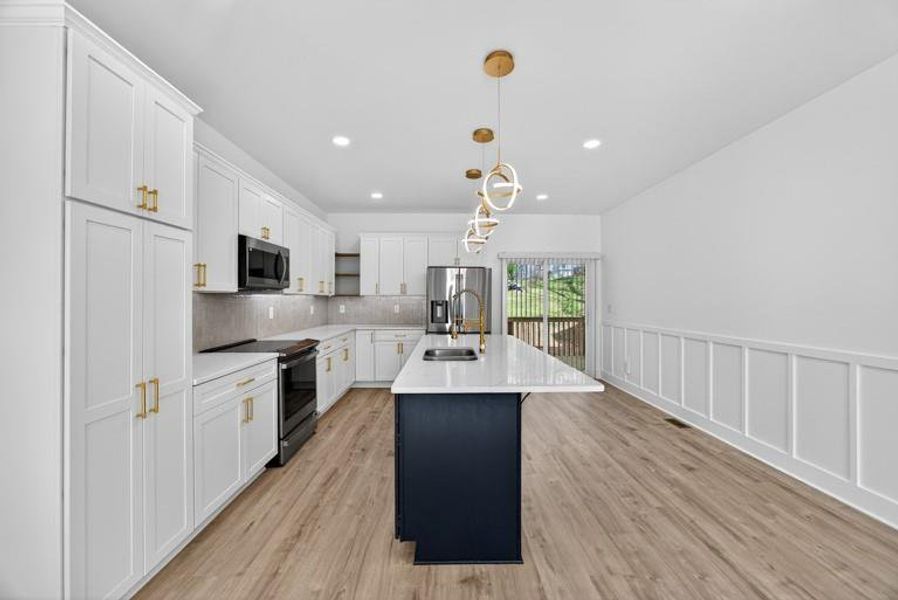 Furnished interior view inside a new home in , Atlanta (Image 13). Furnished interior view inside a new home in , Atlanta (Image 13).