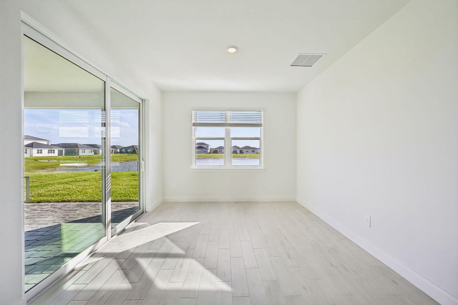 Furnished interior view inside a new home in Brystol at Wylder - Reserve Series, Port St. Lucie (Image 5).