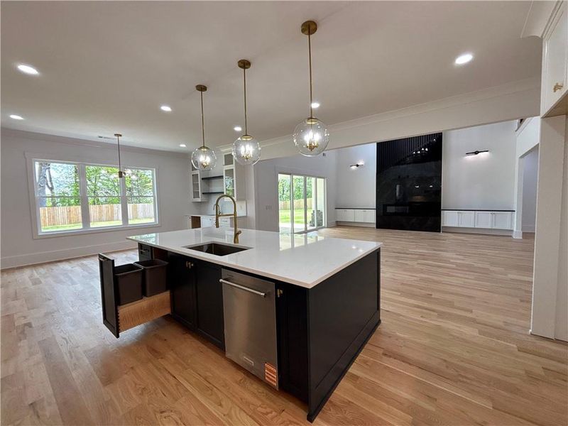 Furnished interior view inside a new home in , Buford (Image 11).