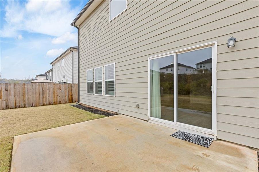 Exterior details and patio area of a home in , Braselton (Image 24).