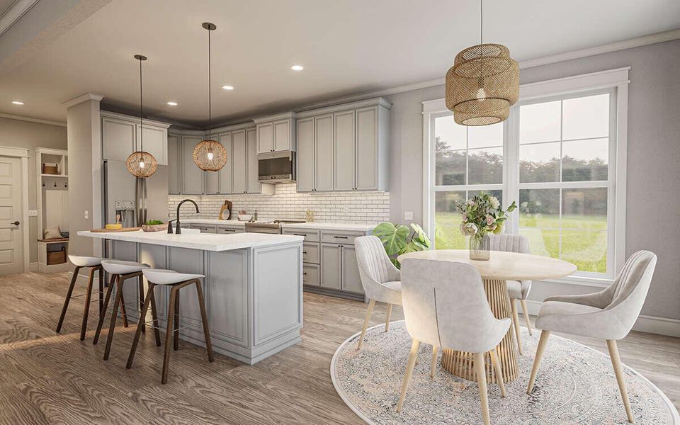 Furnished interior view inside a new home in , Goose Creek (Image 13).
