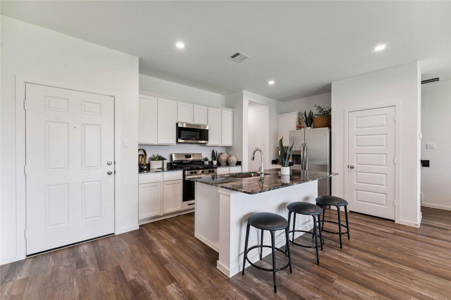Furnished interior view inside a new home in Legacy Village, Houston (Image 22).